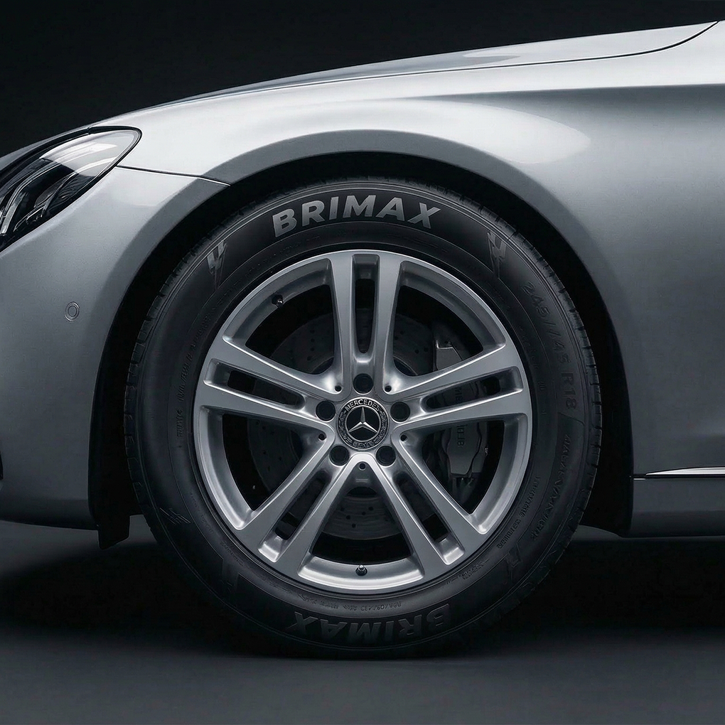كفر BRIMAX على سيارة مرسيدس فاخرة